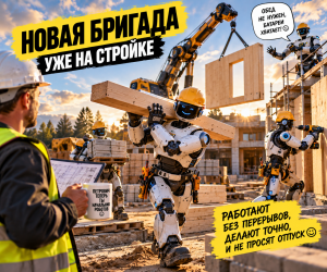 НА СТРОЙКЕ СКОРО БУДЕТ НОВАЯ БРИГАДА. И ОБЕД ЕЙ НЕ НУЖЕН