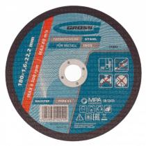 Круг отрезной Gross 74382, по металлу, 180х1.6х22.2 мм, F46