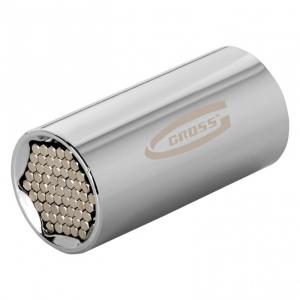 Головка многоразовая Gross 13190, хромированная, 1/2", 11-32 мм