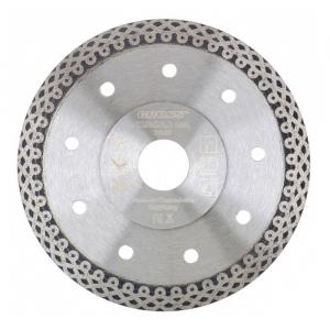 Диск алмазный GROSS, 125 ? 22,2 мм, тонкий, сплошной (Jaguar), мокрое резание